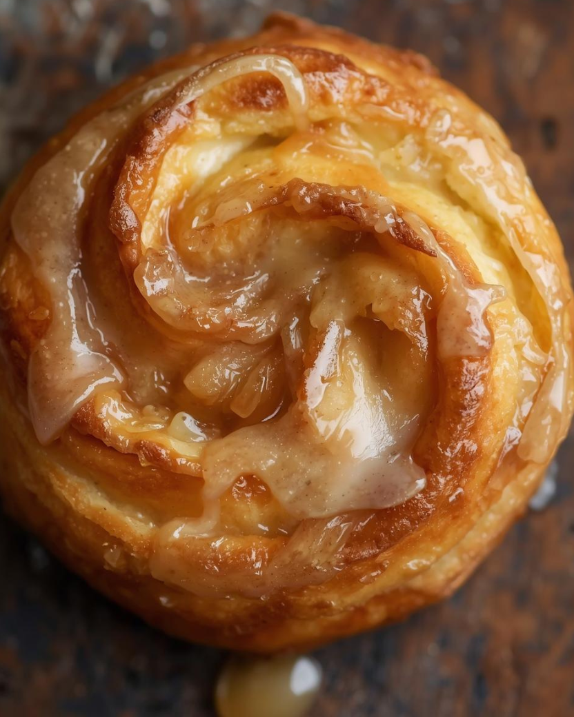 Apple Butter & Cardamom Cruffin