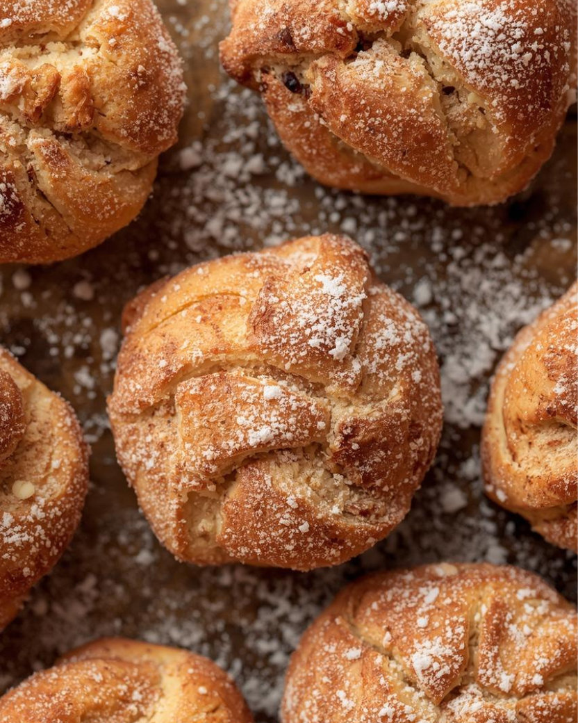 Cinnamon Sugar Snow Cruffins