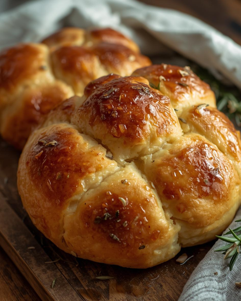 Rosemary Honey Brioche Buns