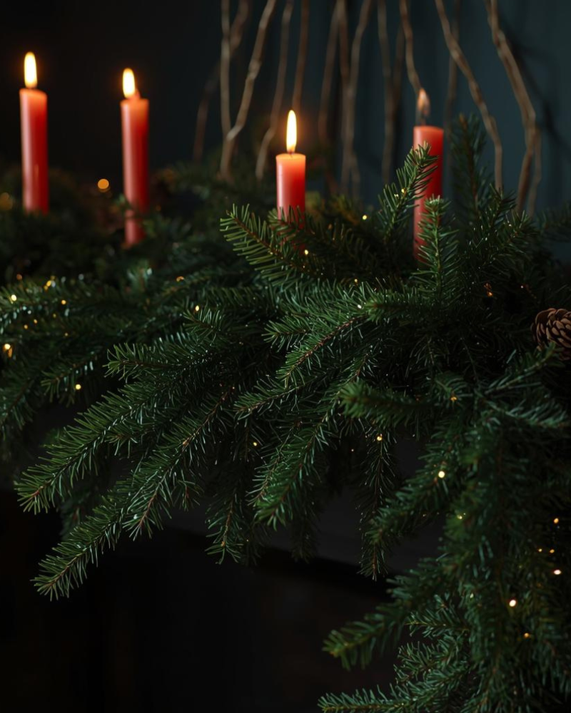 Fresh Cedar & Pine Garlands